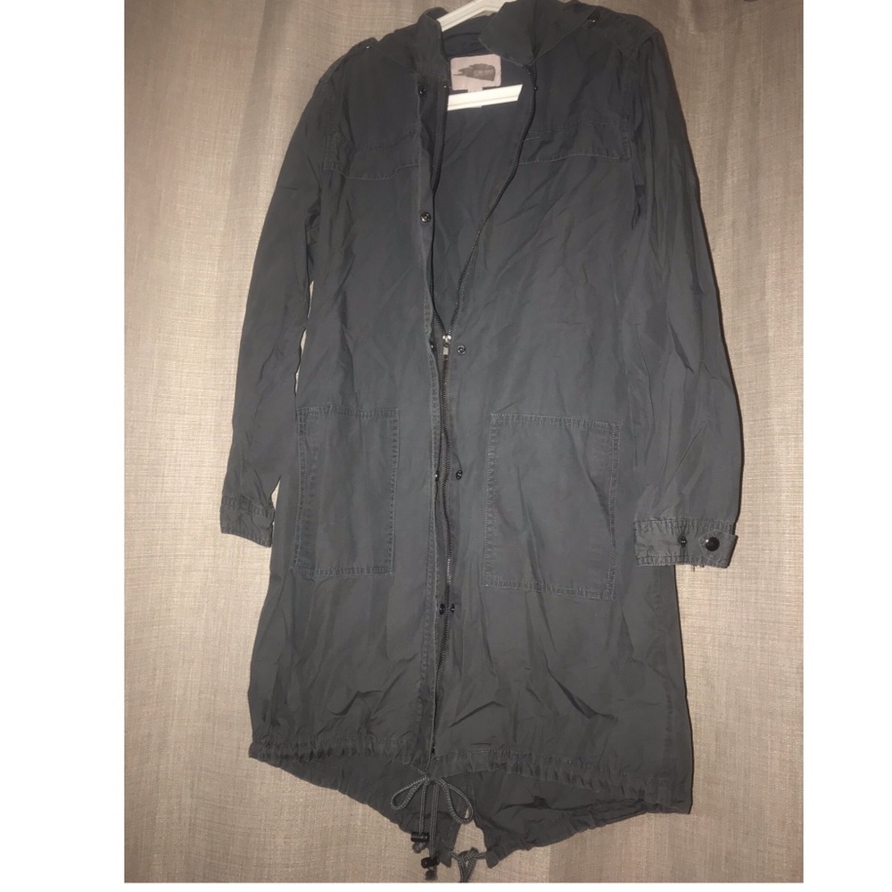 Forever 21 Grey Raincoat